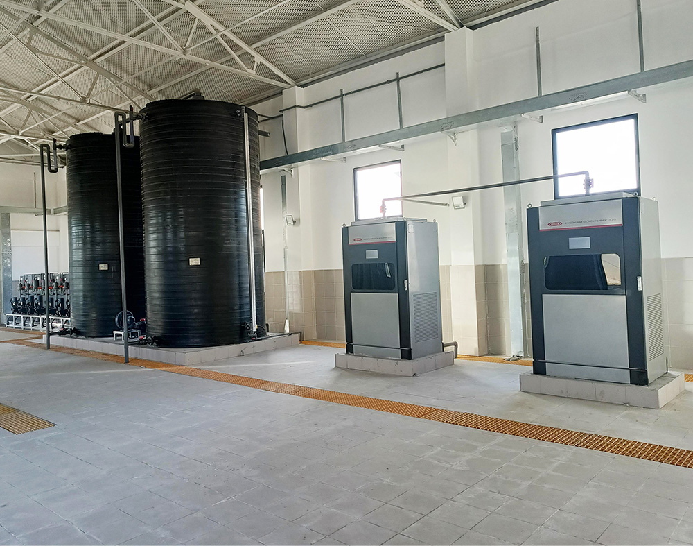 Large Water Plant Disinfection Project
